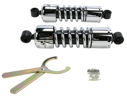 Progressive 412 Series Motorcycle Chrome 11" Rear Shocks (412-4030C)
