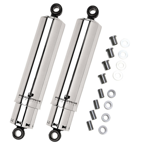 Progressive 412 Series Motorcycle Chrome Covered 11" Rear Shocks (412-4070C)