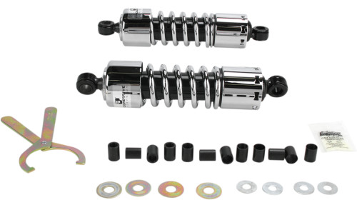 Progressive 412 Series Motorcycle Chrome 11" Rear Shocks (412-4204C)