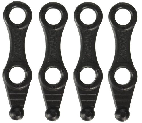 Snobunje Rubber 'S' Hook Safety Strap Keepers | 4-pack (1006)