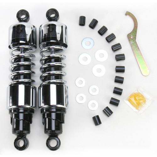 Progressive 412 Series Motorcycle Chrome 12" Rear Shocks (412-4228C)