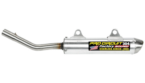Pro Circuit 304 Factory Sound Silencer Brushed Aluminum (SK95250-SE)