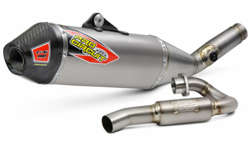 Pro Circuit Ti-6 Pro Titanium Full Exhaust System w/Carbon End Cap (0321945FP)
