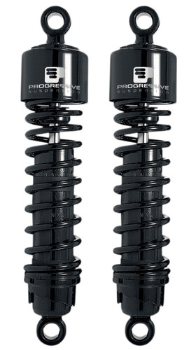 Progressive 412 Series Black 13" Rear Motorcycle Shocks (412-4008B)