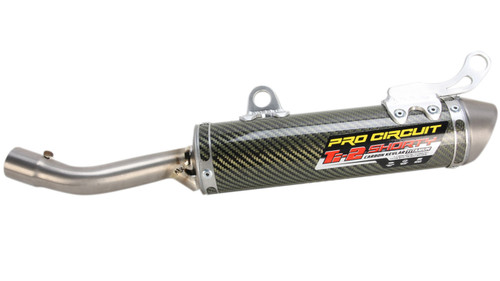Pro Circuit Ti-2 Shorty Carbon Fiber Slip-On Silencer/Muffler (1111425K)