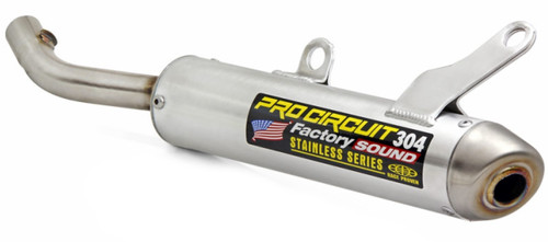 Pro Circuit 304 Factory Sound Brushed Aluminum Silencer/Muffler (SY03250-SE)