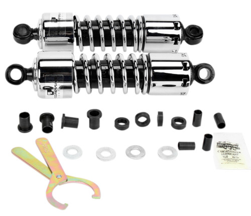 Progressive 412 Series Chrome 11" Rear Motorcycle Rear Shocks (412-4005C)
