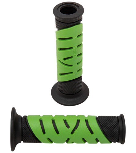 Pro Grip Model 719 Handlebar Grips - Dual Density - Green/Black (719BKGNOE)
