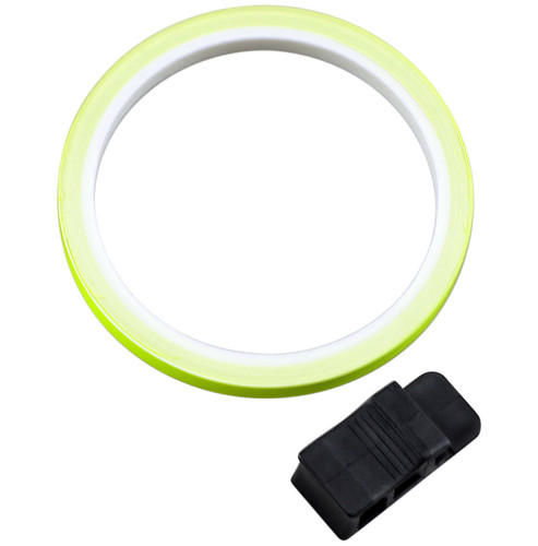 Pro Grip Motorcycle Wheel/Rim Yellow Detailing Trim Tape (PZ5025APGI)