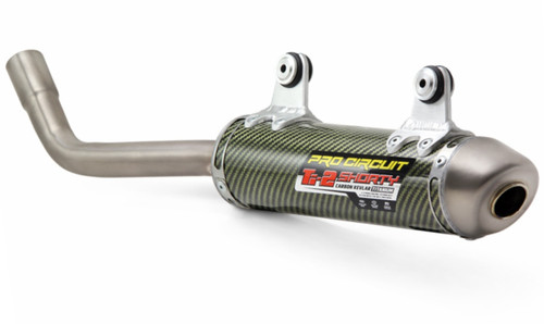 Pro Circuit R304 Shorty Ti-2 Carbon Fiber Silencer w/Titanium End Cap (1151725K)