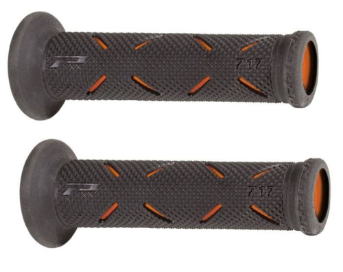 Pro Grip Model 717 Handlebar Grips | Open End | Black/Orange (PA0717OEAC02)