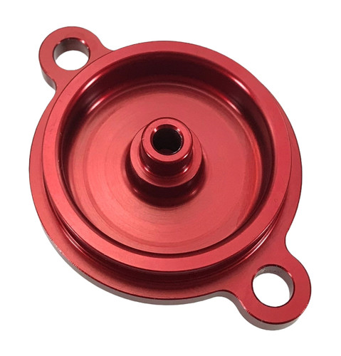 Pro Circuit Red Aluminum Oil Filter Cover (PC4009-0015)