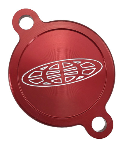 Pro Circuit Red Aluminum Oil Filter Cover (PC4009-0015)