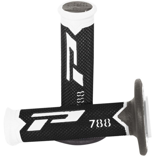 Pro Grip 788 Cross Triple Density Grips - Black/White (PG788219)