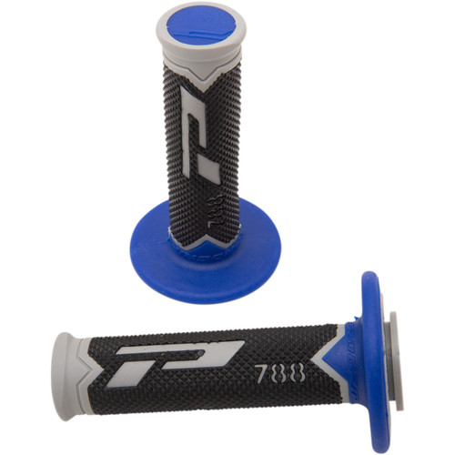 Pro Grip 788 Cross Triple Density Grips - Gray/Blue/Black (PA078800TGBL)