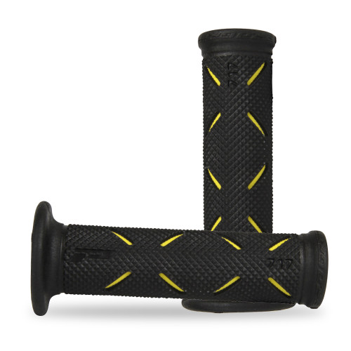 Pro Grip Model 717 Handlebar Grips | Open End | Black/Yellow (PA0717OEGI02)