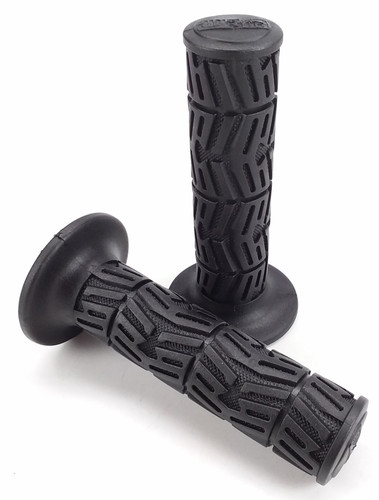 Pro Grip Model 737 MX Rally Dual Sport Black Handlebar Grips (PA073700GO02)