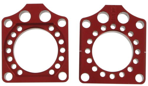 Pro Circuit Red Anodized Billet Axle Blocks (HAB09)