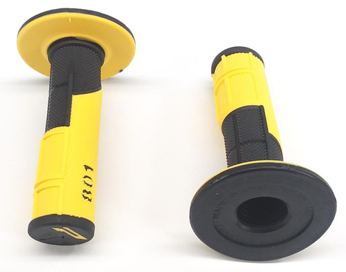 Pro Grip 801 Hybrid Duo-Density Cross Grips | Yellow/Black (PA080100NEGI)