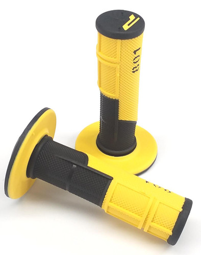 Pro Grip 801 Hybrid Duo-Density Cross Grips | Yellow/Black (PA080100NEGI)