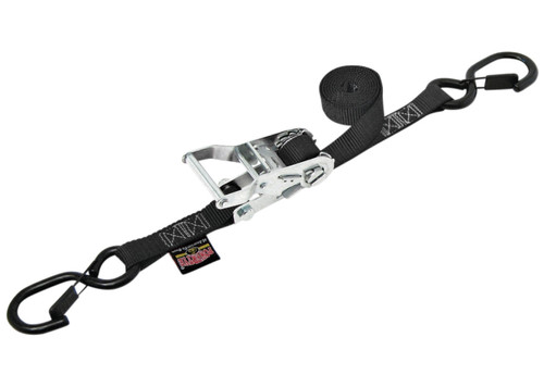 Powertye 1" Heavy-Duty Black Ratchet Tie Down (32122-S)