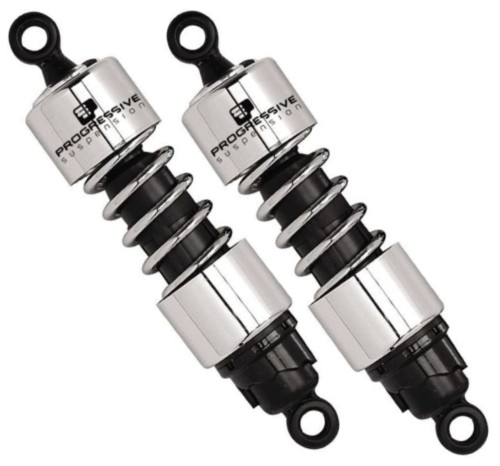 Progressive 412 Series Motorcycle Chrome 11.5" Rear Shocks (412-4063C)