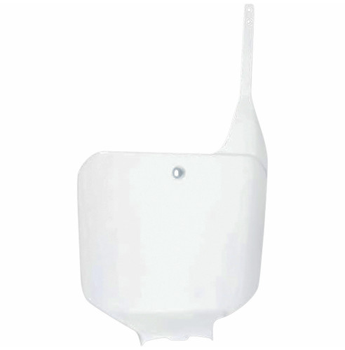 UFO White Plastic Front Number Plate (HO02674#041)
