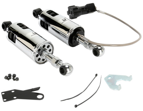 Progressive 422 Series Chrome Rear Shocks w/RAP (422-4103C)