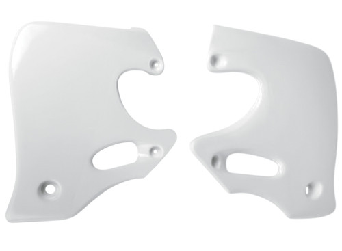 UFO White Plastic Radiator Shrouds/Covers '93-94 CR125/'92-94 CR250 (HO02653#041)