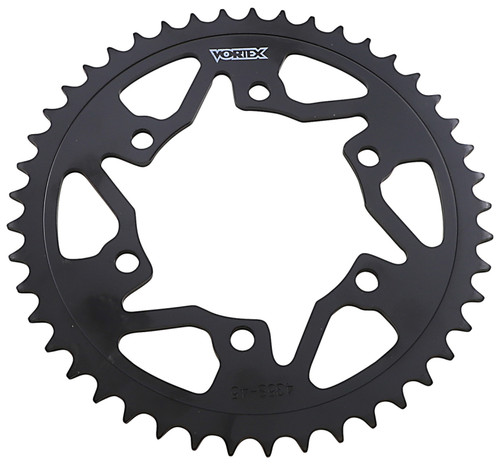 Vortex Steel Rear Sprocket Satin Black 45 Tooth (435S-45)