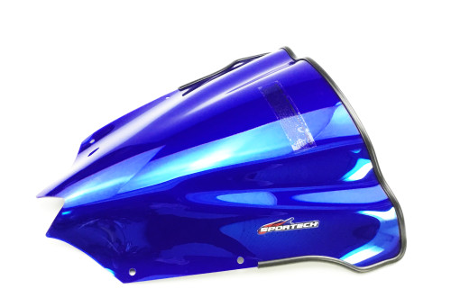 Sportech V-Flow Chrome Series Windscreen Blue Chrome (45491099)