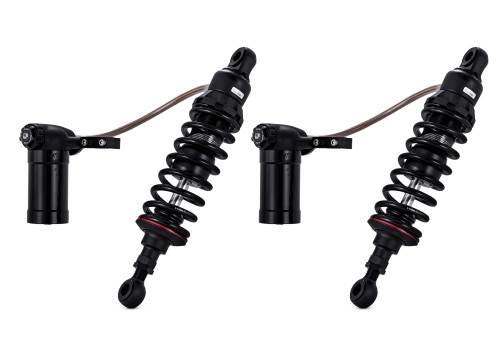 Progressive 990 Heavy Duty Black 13" Rear Shocks w/Remote Reservoir (990-2004)