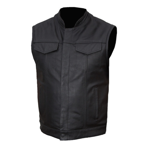 Fulmer 500 Legion Mens Leather Motorcycle Vest
