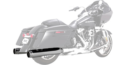 Vance & Hines Torquer 450 Chrome Slip-On Mufflers (16674)