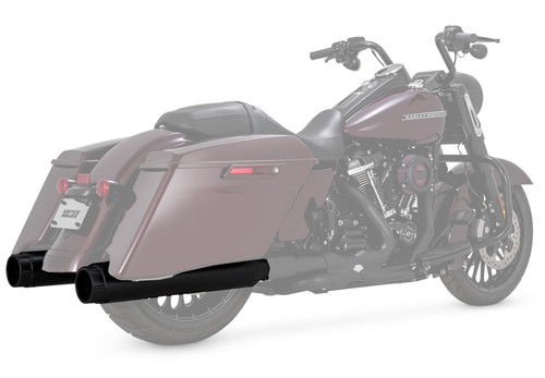 Vance & Hines Torquer 450 Black Slip-On Exhaust Mufflers (46674)