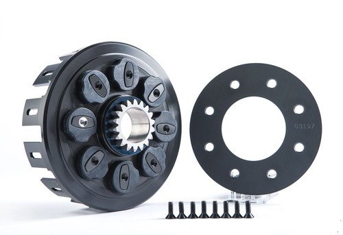 Hinson Billetproof Clutch Basket w/Kickstart Gear & Cushions (H589)