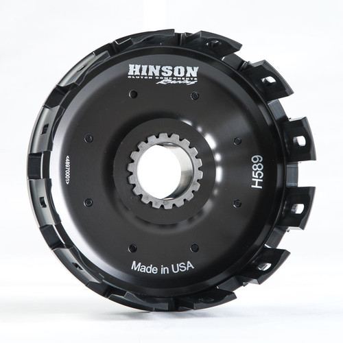 Hinson Billetproof Clutch Basket w/Kickstart Gear & Cushions (H589)