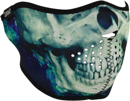 Zan Headgear Half-Face Neoprene Paint Skull Mask