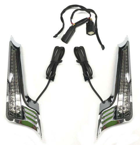Ciro Chrome Rear Filler Panel LED Lights (40045)