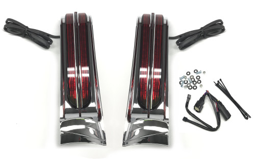 Ciro Chrome Rear Filler Panel LED Lights (40050)
