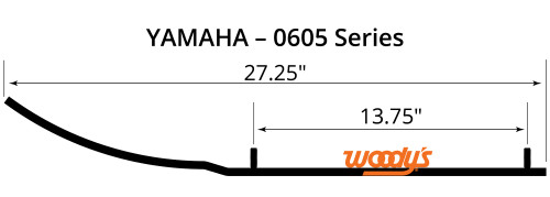 Woodys Top-Stock Hardweld Snowmobile Wear Bar Runners (HSY-0605)