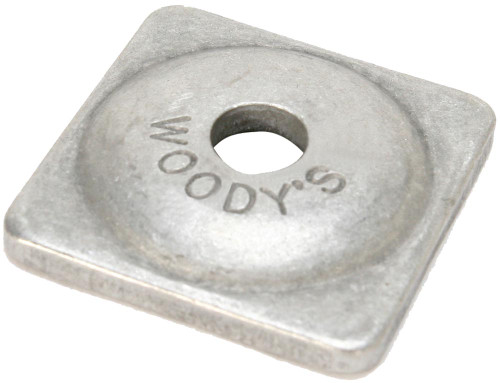 Woodys 7mm Angled Digger Aluminum Support Plates 96 Pack (ANG-3725-B)