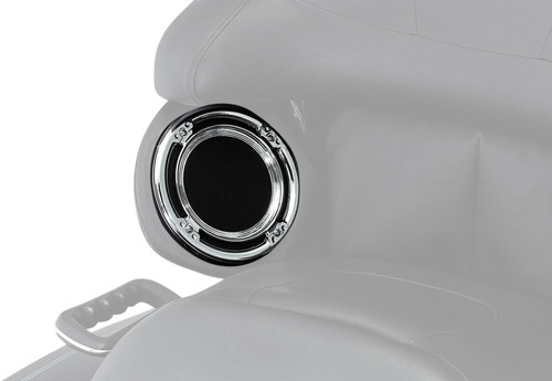 Kuryakyn Rear Speaker Chrome Accents for '98-'13 Harley Touring & Trike (3792)