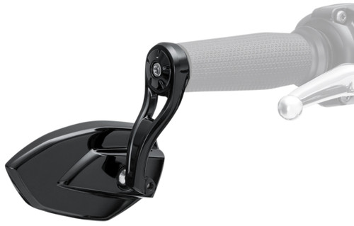 Kuryakyn Phantom Gloss Black Bar End Mirrors (1959)