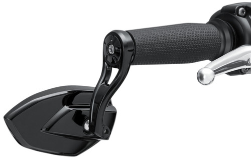 Kuryakyn Phantom Gloss Black Bar End Mirrors (1959)