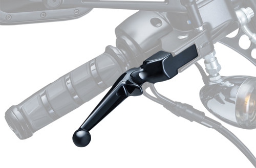 Kuryakyn Trigger Gloss Black Brake & Clutch Lever Set (1846)