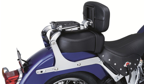 Kuryakyn Chrome Fixed Mounting Kit for Multi Purpose Backrest (1667)