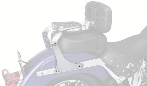 Kuryakyn Chrome Fixed Mounting Kit for Multi Purpose Backrest (1667)
