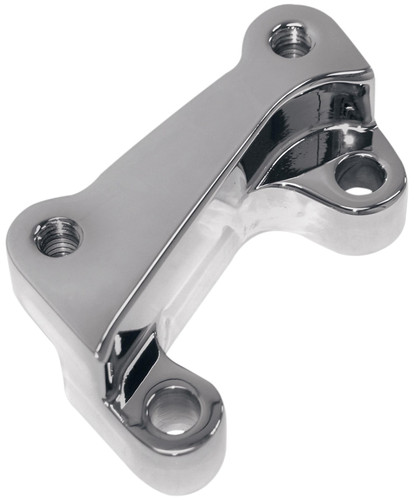 RC Components Left Front Stock Brake Caliper Chrome Adaptor Bracket (HD12361C)