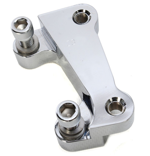 RC Components Left Front Stock Brake Caliper Chrome Adaptor Bracket (HD12361C)